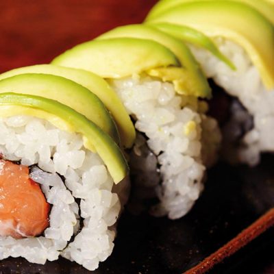 Salmon and avocado roll